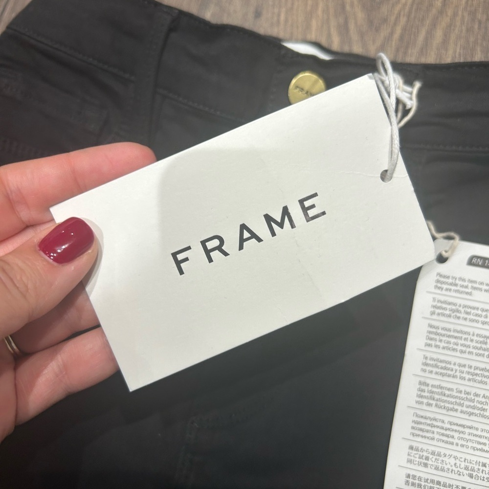 NWT FRAME [$238] ALI HIGH RISE CIGARETTE STIRRUP JEANS - Picture 3 of 6